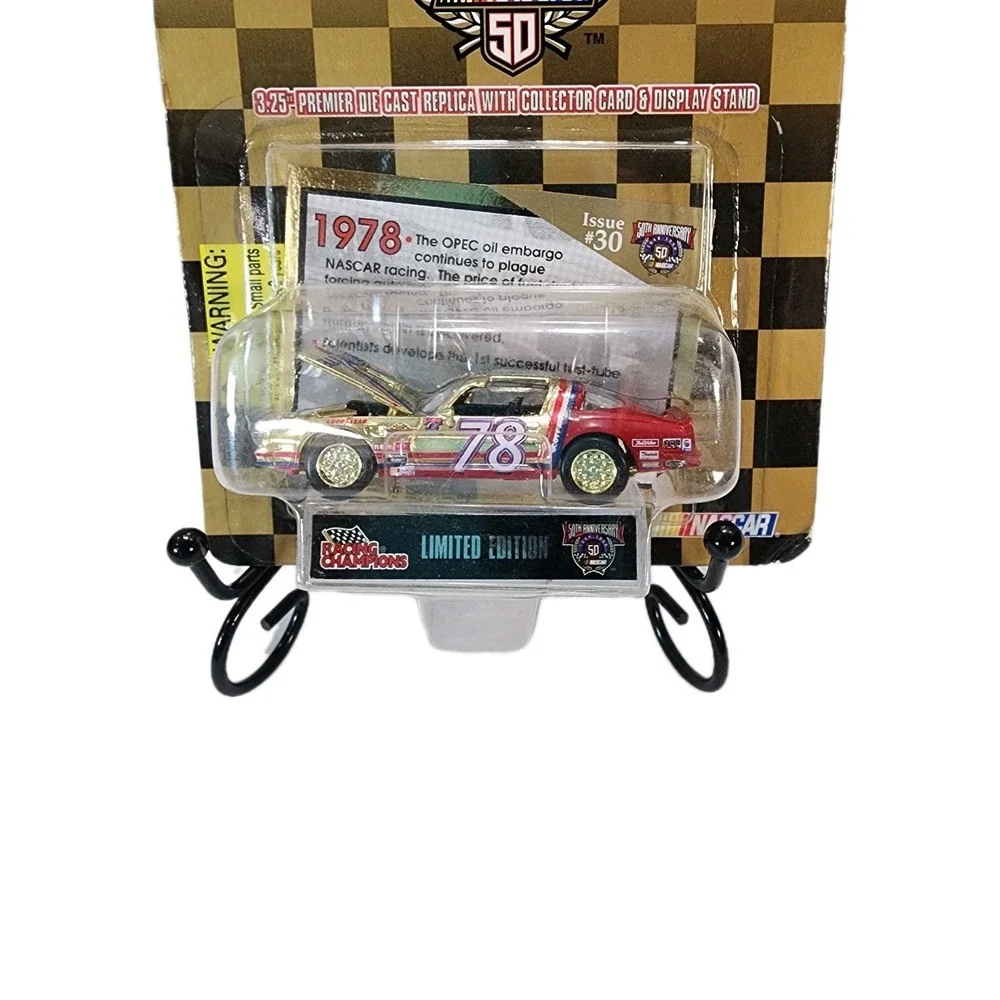 Racing Champions 1998 Gold 50th Anniversary Nascar  78 LTD ED Issue #30 NIP